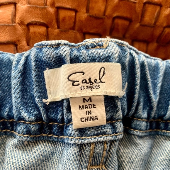 EASEL Wide Leg Denim Jeans - Picture 8 of 10